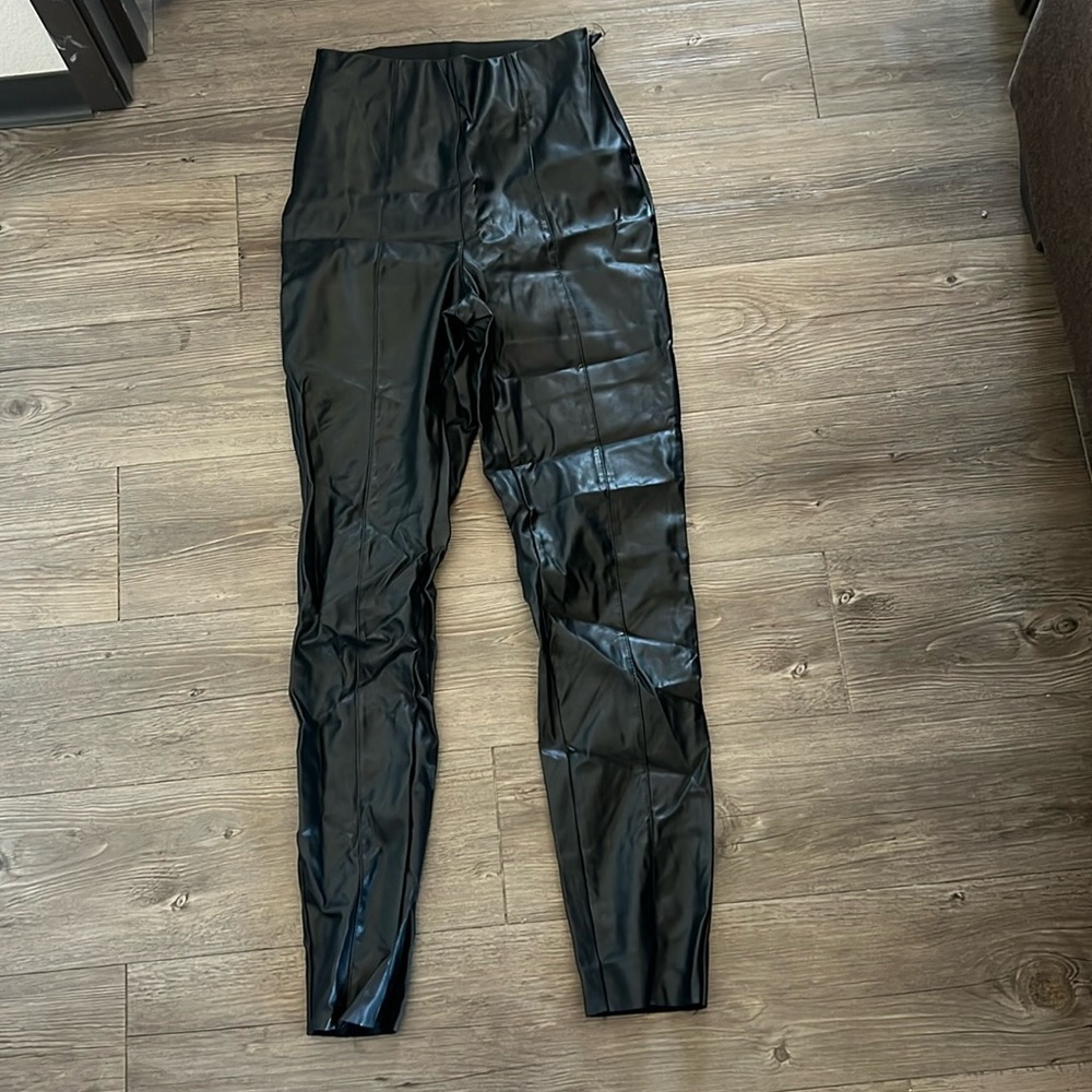 tight legging leather pants